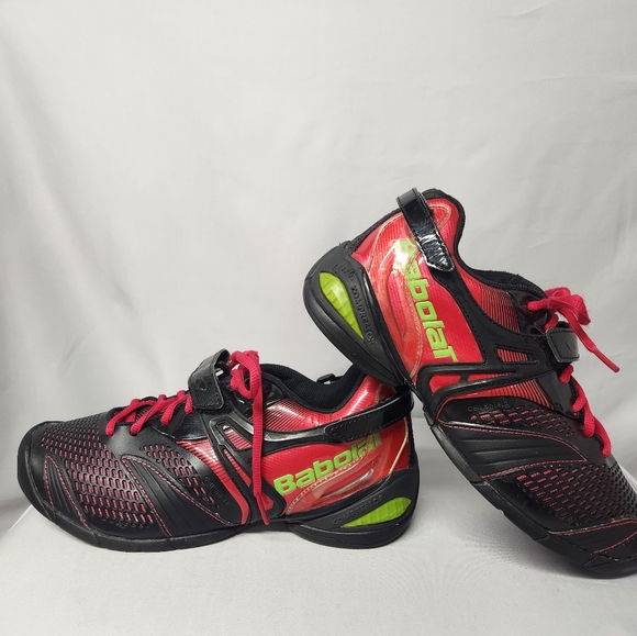 Babolat Women's Propulse Lady 3 Tennis Shoes Black/Pink size 8. 5 - Picture 7 of 9